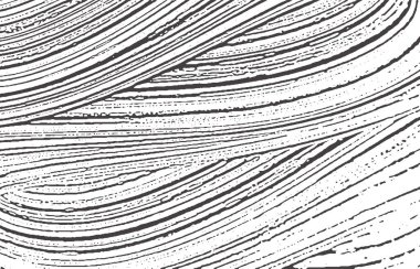 Grunge dokusu. Kederli siyah gri iz. Cazip bir geçmiş. Gürültü iğrenç grunge dokusu. Zarif sanatsal yüzey. Vektör illüstrasyonu.