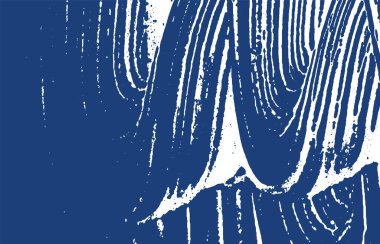 Grunge dokusu. Üzüntü çivit pürüzü. Ne hoş bir geçmiş. Gürültü iğrenç grunge dokusu. Duygusal sanatsal yüzey. Vektör illüstrasyonu.