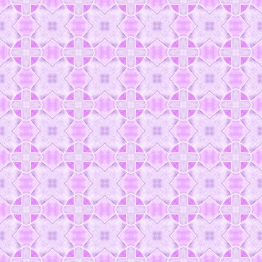 Yeşil geometrik sembolün suluboya sınırı. Mor büyüleyici boho şık yaz tasarımı. Sembol suluboya deseni. Tekstil hazır. Takdire şayan baskı, mayo kumaş, duvar kağıdı, ambalaj..