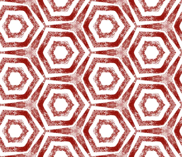 Sembol Çizgileri Tasarımı Şarap Kırmızısı Simetrik Kaleydoskop Arka Planı Geometrik — Stok fotoğraf