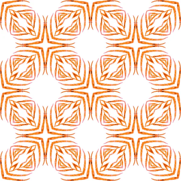 Textiel Klaar Voor Prachtige Print Badmode Stof Behang Verpakking Oranje — Stockfoto
