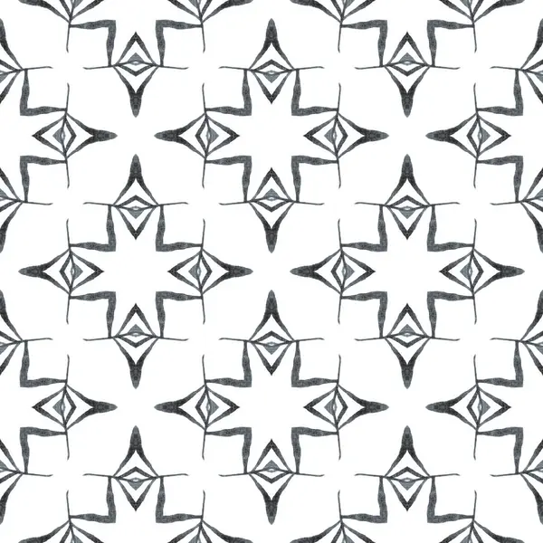 Tekstylia Gotowe Efektowny Nadruk Tkaniny Kąpielowe Tapety Opakowanie Czarno Biały — Zdjęcie stockowe