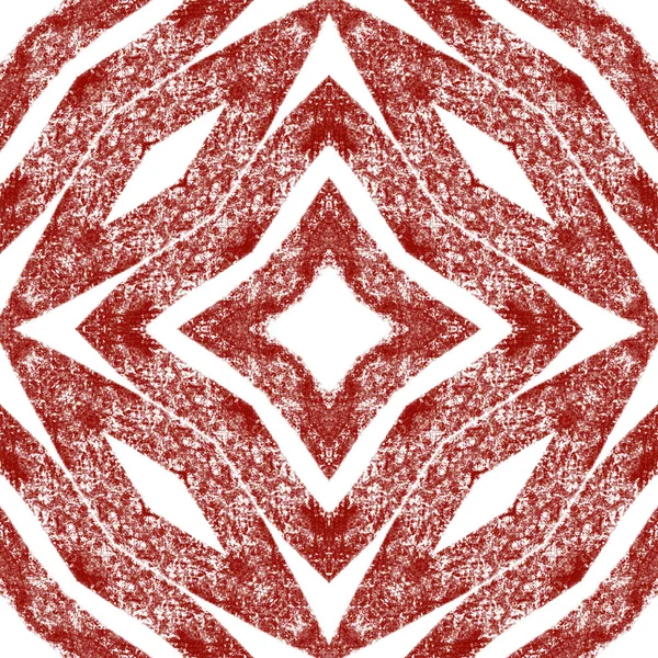 stock image Chevron stripes design. Wine red symmetrical kaleidoscope background. Textile ready comely print, swimwear fabric, wallpaper, wrapping. Geometric chevron stripes pattern.