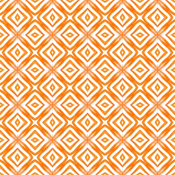 Textile Ready Classy Print Swimwear Fabric Wallpaper Wrapping Orange Shapely — Stock Photo, Image