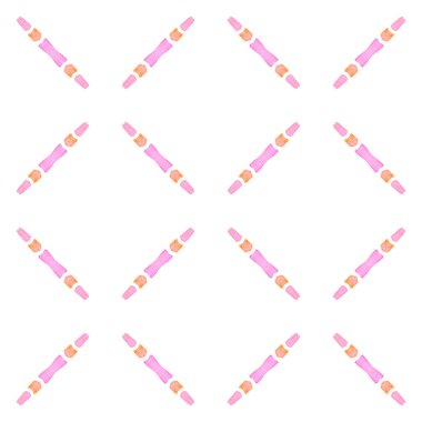 Etnik elle boyanmış desen. Portakal büyüleyici boho şık yaz tasarımı. Suluboya yaz etnik sınır düzeni. Tekstil hazır sıradışı baskı, mayo kumaş, duvar kağıdı, ambalaj..