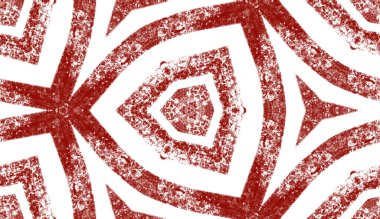 Mozaik kusursuz desen. Şarap kırmızısı simetrik kaleydoskop arka planı. Tekstil hazır değerli baskı, mayo kumaş, duvar kağıdı, ambalaj. Retro mozaik pürüzsüz tasarım.