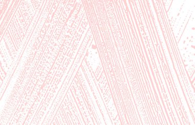 Grunge dokusu. Üzücü pembe iz. İyi bir geçmiş. Gürültü iğrenç grunge dokusu. Güzel sanatsal bir yüzey. Vektör illüstrasyonu.