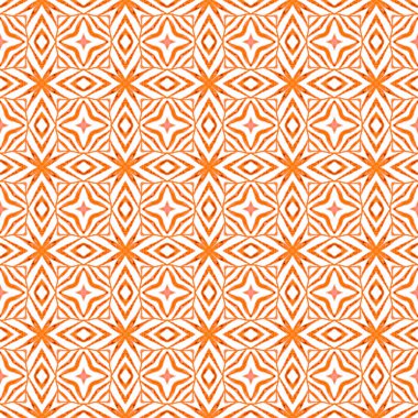 Oryantal arabesk el çizimi sınır. Turuncu hipnoz boho şık yaz tasarımı. Tekstil hazır lüks baskı, mayo kumaş, duvar kağıdı, ambalaj. Arabesk el çizimi tasarımı.