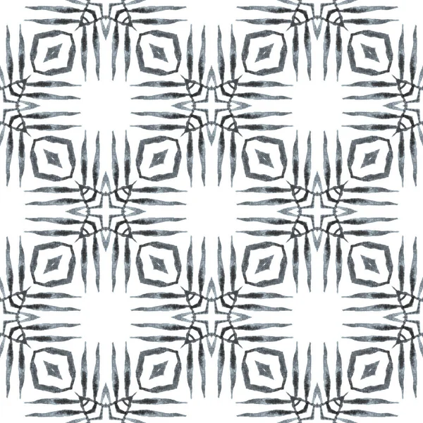 アラベスクの手描きデザイン 黒と白の素晴らしいBohoシックな夏のデザイン 繊維準備ができて素晴らしいプリント 水着生地 オリエンタル唐草手描き枠 — ストック写真