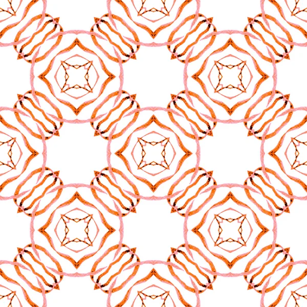 Organische Tegels Oranje Mooie Boho Chique Zomer Design Trendy Biologische — Stockfoto