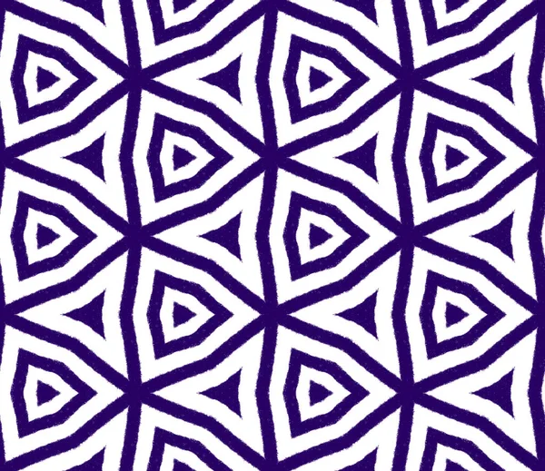 Striped hand drawn pattern. Purple symmetrical kaleidoscope background. Textile ready powerful print, swimwear fabric, wallpaper, wrapping. Repeating striped hand drawn tile.