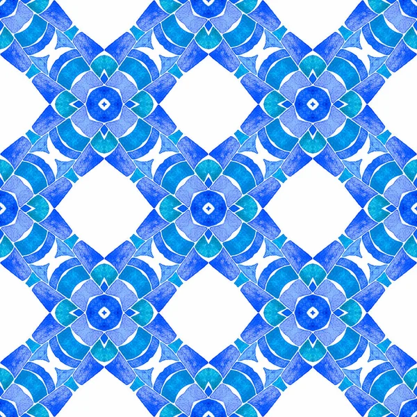 Tekstylia Gotowe Elegancki Nadruk Tkaniny Stroje Kąpielowe Tapety Opakowanie Niebieski — Zdjęcie stockowe