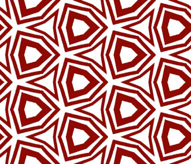 Etnik elle boyanmış desen. Kestane rengi simetrik kaleydoskop. Yazlık elbise, elle boyanmış fayans. Tekstil hazır mükemmel baskı, mayo kumaş, duvar kağıdı, ambalaj..