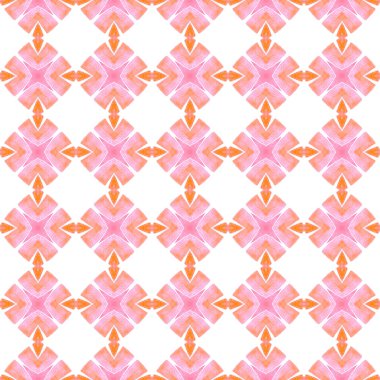 El yapımı Arabesk tasarımı. Turuncu, aşırı şık yaz tasarımı. Oryantal arabesk el çizimi sınır. Tekstil hazır klasik baskı, mayo kumaş, duvar kağıdı, ambalaj..