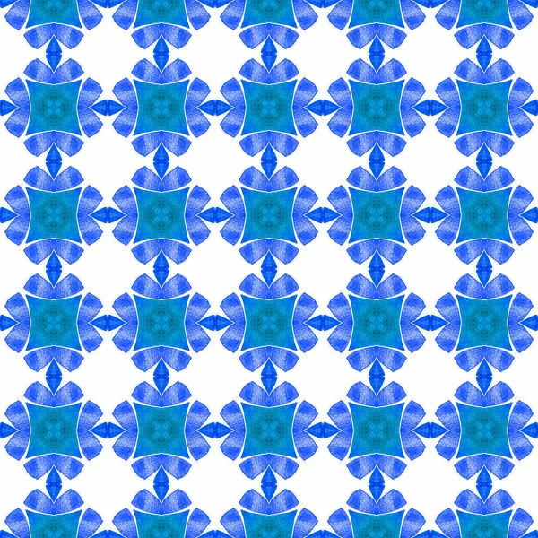 Textiel Klaar Dramatische Print Badmode Stof Behang Verpakking Blauw Prachtig — Stockfoto