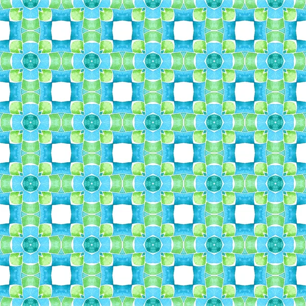 Textile Ready Neat Print Swimwear Fabric Wallpaper Wrapping Green Classy — Stock Photo, Image
