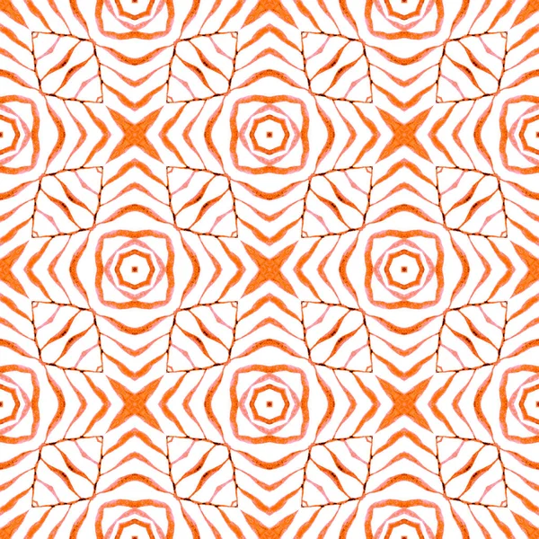 Textiel Kant Klaar Mooie Print Badmode Stof Behang Verpakking Oranje — Stockfoto