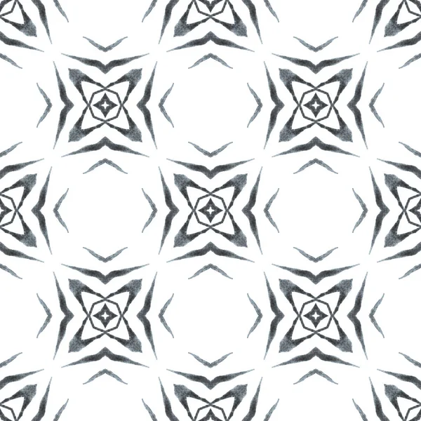Textilfertiger Blendender Druck Bademodenstoff Tapete Verpackung Schwarz Weiß Wunderbares Boho — Stockfoto