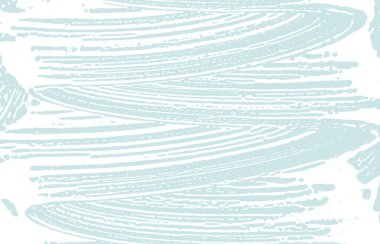 Grunge dokusu. Üzücü mavi iz. Etkileyici bir geçmiş. Gürültü iğrenç grunge dokusu. Muhteşem sanatsal bir yüzey. Vektör illüstrasyonu.