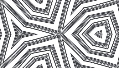 Etnik elle boyanmış desen. Siyah simetrik kaleydoskop. Yazlık elbise, elle boyanmış fayans. Tekstil hazır etkileyici baskı, mayo kumaş, duvar kağıdı, ambalaj..