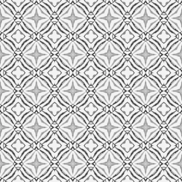 Textilní Hotový Úchvatný Potisk Plavky Tapety Obaly Černobílé Čerstvé Boho — Stock fotografie