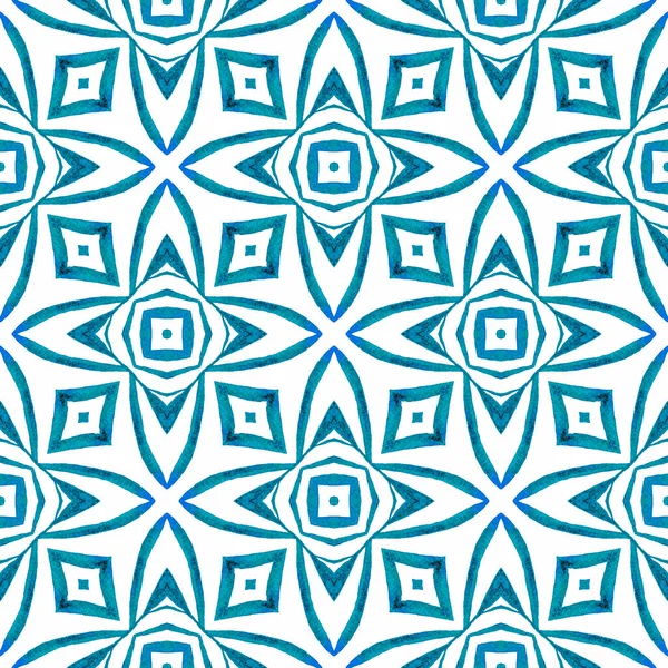 Tekstylia Gotowy Niezwykły Nadruk Tkaniny Kąpielowe Tapety Opakowanie Niebieski Oszałamiający — Zdjęcie stockowe