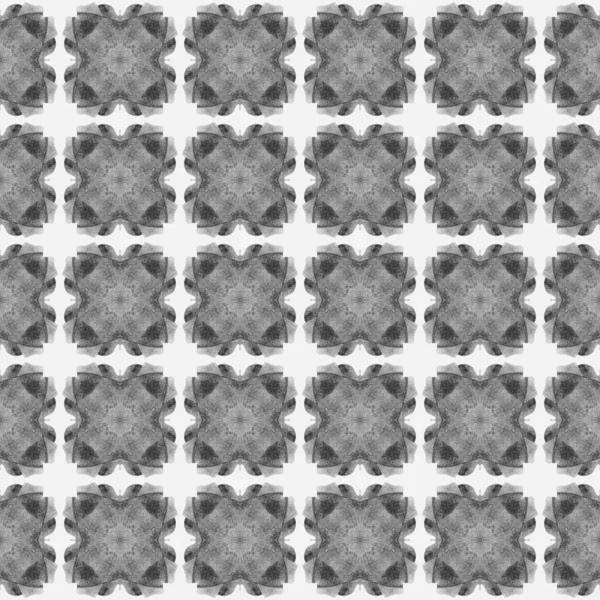 Textilní Hotový Krátkozraký Potisk Tkaniny Plavky Tapety Obaly Černobílý Symetrický — Stock fotografie