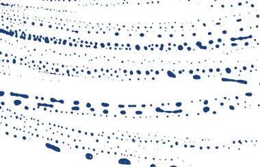 Grunge dokusu. Üzüntü çivit pürüzü. Olağanüstü bir geçmişi var. Gürültü iğrenç grunge dokusu. Canlı sanatsal bir yüzey. Vektör illüstrasyonu.