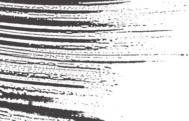 Grunge dokusu. Kederli siyah gri iz. İtiraz ediyorum. Gürültü iğrenç grunge dokusu. İnanılmaz sanatsal bir yüzey. Vektör illüstrasyonu.