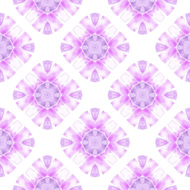 Tekstil hazır harika baskı, mayo kumaş, duvar kağıdı, ambalaj. Mor sulu boho şık yaz tasarımı. Oryantal arabesk el çizimi sınır. Arabesk el çizimi tasarımı.