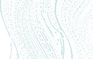 Grunge dokusu. Üzücü mavi iz. Etkileyici bir geçmiş. Gürültü iğrenç grunge dokusu. Büyüleyici sanatsal yüzey. Vektör illüstrasyonu.