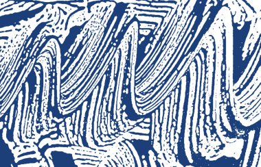 Grunge dokusu. Üzüntü çivit pürüzü. Ne hoş bir geçmiş. Gürültü iğrenç grunge dokusu. Büyüleyici sanatsal yüzey. Vektör illüstrasyonu.