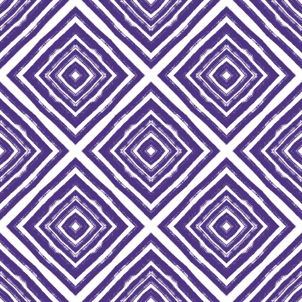 Ułożone Wzory Akwareli Purpurowe Symetryczne Tło Kalejdoskopu Ręcznie Malowane Płytki — Zdjęcie stockowe