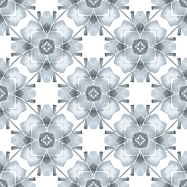 Tekstil hazır orijinal baskı, mayo kumaş, duvar kağıdı, ambalaj. Siyah ve beyaz canlı boho şık yaz tasarımı. Tropik, pürüzsüz desen. El çizimi tropikal, pürüzsüz sınır.