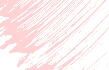 Grunge dokusu. Üzücü pembe iz. Olağanüstü bir geçmişi var. Gürültü iğrenç grunge dokusu. Alışılmadık sanatsal bir yüzey. Vektör illüstrasyonu.
