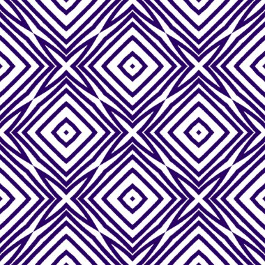 Exotic seamless pattern. Purple symmetrical kaleidoscope background. Textile ready unusual print, swimwear fabric, wallpaper, wrapping. Summer swimwear exotic seamless design.