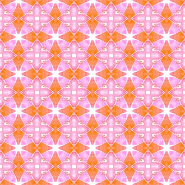 Tropik, pürüzsüz desen. Turuncu süper boho şık yaz tasarımı. El çizimi tropikal, pürüzsüz sınır. Tekstil hazır zarif baskı, mayo kumaş, duvar kağıdı, ambalaj..