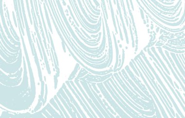 Grunge dokusu. Üzücü mavi iz. Tuhaf bir geçmiş. Gürültü iğrenç grunge dokusu. Canlı sanatsal bir yüzey. Vektör illüstrasyonu.