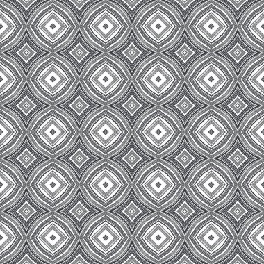 Tekrar eden mayo tasarımı. Siyah simetrik kaleydoskop. Yaz çöreği şekeri desenli. Tekstil hazır göz kamaştırıcı baskı, mayo kumaş, duvar kağıdı, ambalaj..