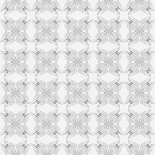 Ikat Repetición Diseño Trajes Baño Blanco Negro Elegante Diseño Boho — Foto de Stock
