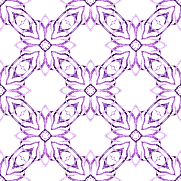 Повторяю Полосатую Границу Фиолетовый Ценный Летний Дизайн Текстиль Готовый Гранд — стоковое фото