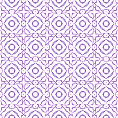 Tekrar eden çizgili el çizgisi sınırı. Mor güzel boho şık yaz tasarımı. Çizgili el çizimi tasarımı. Tekstil hazır manyetik baskı, mayo kumaş, duvar kağıdı, ambalaj..