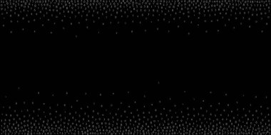 Düşen sayılar, büyük veri konsepti. İkili beyaz uçlu rakamlar. Siyah arka planda iyi bir fütürist afiş. Düşen sayılarla dijital illüstrasyon.