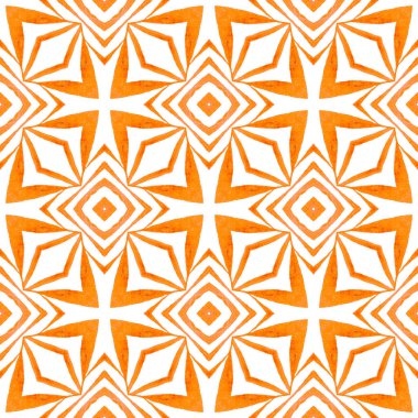 Egzotik, pürüzsüz desen. Turuncu muhteşem boho şık yaz tasarımı. Yaz, egzotik, pürüzsüz sınır. Tekstil hazır büyüleyici baskı, mayo kumaş, duvar kağıdı, ambalaj..