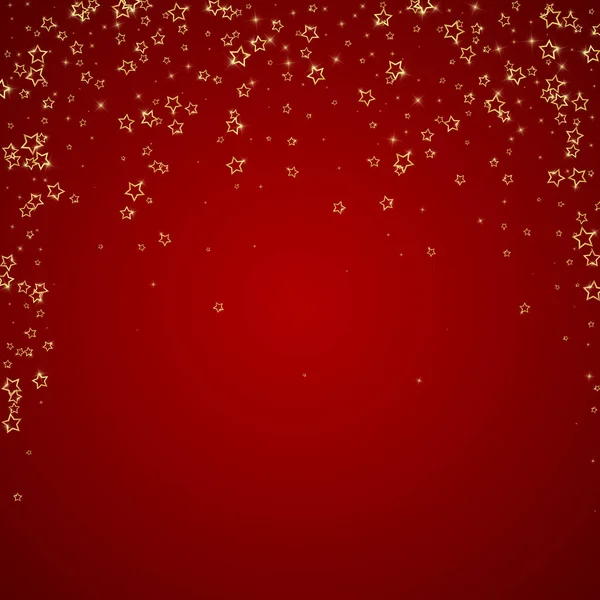 Karácsonyi Csillagok Vektor Overlay Varázslatos Csillagok Luxus Pezsgő Konfetti Karácsonyi — Stock Vector