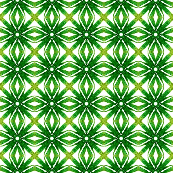 Oriental arabesque hand drawn border. Green emotional boho chic summer design. Textile ready ravishing print, swimwear fabric, wallpaper, wrapping. Arabesque hand drawn design.