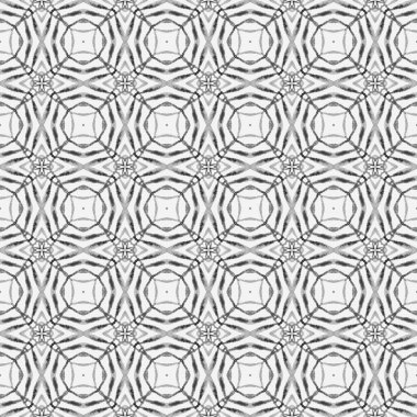 Suluboya madalyonu, kusursuz sınır. Siyah ve beyaz seçkin boho şık yaz tasarımı. Tekstil hazır baskı, mayo kumaş, duvar kağıdı, ambalaj. Madalyon pürüzsüz desen.