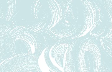 Grunge dokusu. Üzücü mavi iz. İlginç bir geçmiş. Gürültü iğrenç grunge dokusu. Gerçek sanatsal yüzey. Vektör illüstrasyonu.