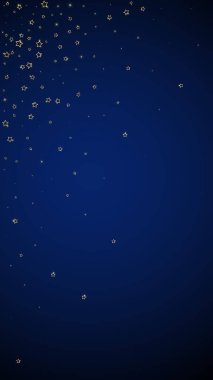 Noel ruhu. Kayan yıldızlar. Noel şablonu örtüşüyor. Koyu mavi arkaplanda kutlama yıldızları vektör illüstrasyonu.