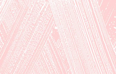 Grunge dokusu. Üzücü pembe iz. Büyük arka plan. Gürültü iğrenç grunge dokusu. Kayda değer sanatsal bir yüzey. Vektör illüstrasyonu.